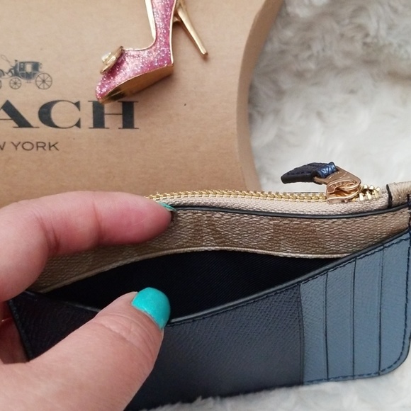 Coach Colorblock Card Case - Picture 7 of 7